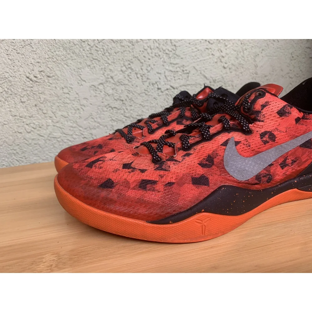 Nike Kobe‎ 8 VIII System Challenge Sz 11 Red Silver Orange 555035-600